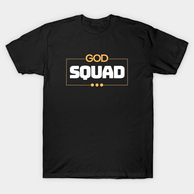 God Squad | Christian Typography T-Shirt by All Things Gospel